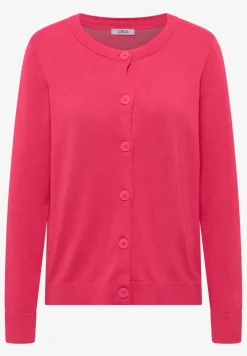Basic Cardigan mit Rundhals