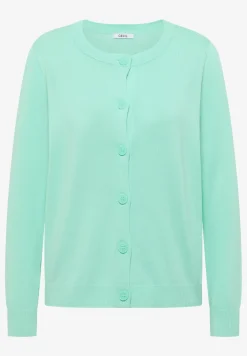 Basic Cardigan mit Rundhals