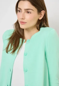 Basic Cardigan mit Rundhals
