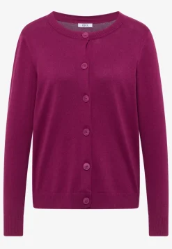 Basic Cardigan mit Rundhals