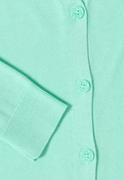 Basic Cardigan mit V-Neck und Knöpfen
