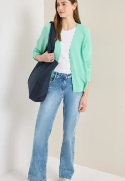 Basic Cardigan mit V-Neck und Knöpfen