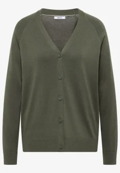 Basic Cardigan mit V-Neck und Knöpfen