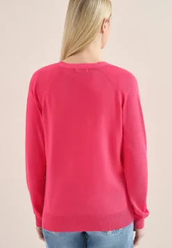 Basic Cardigan mit V-Neck und Knöpfen