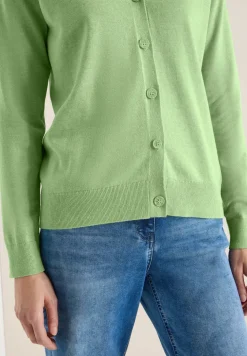 Basic Cardigan mit V-Neck und Knöpfen