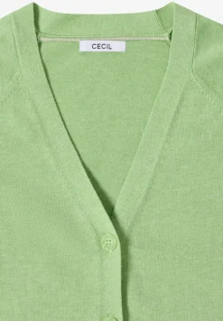 Basic Cardigan mit V-Neck und Knöpfen