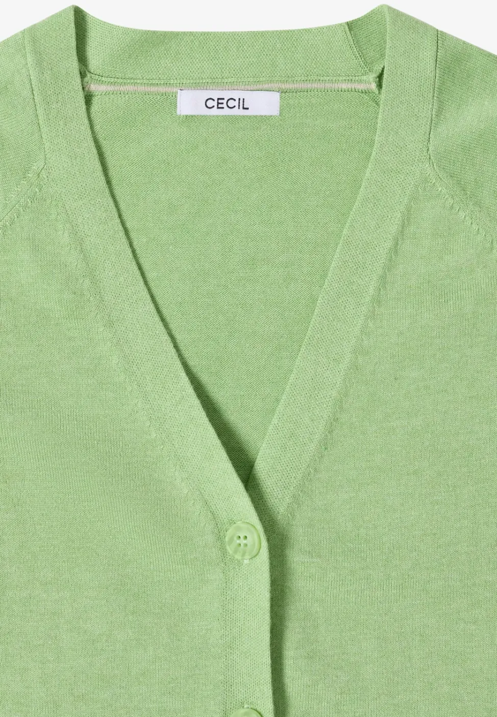 Basic Cardigan mit V-Neck und Knöpfen