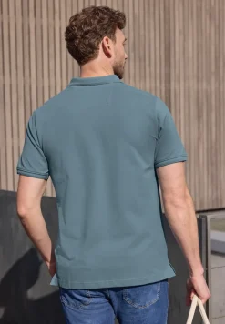 Basic Komfort-Poloshirt mit Kurzarm