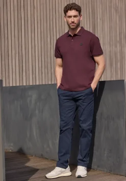 Basic Komfort-Poloshirt mit Kurzarm