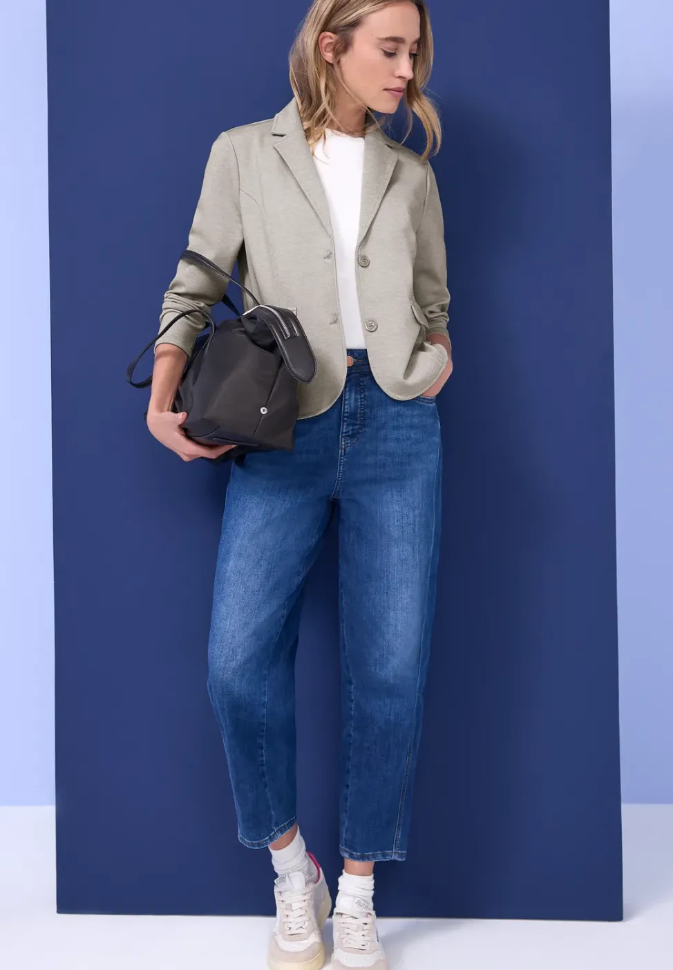 Basic Piqué Blazer