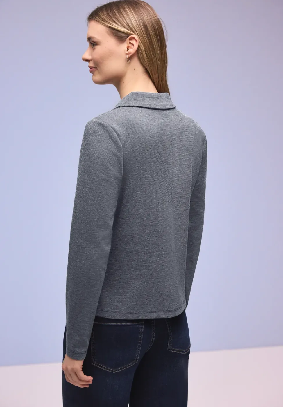 Basic Piqué Blazer