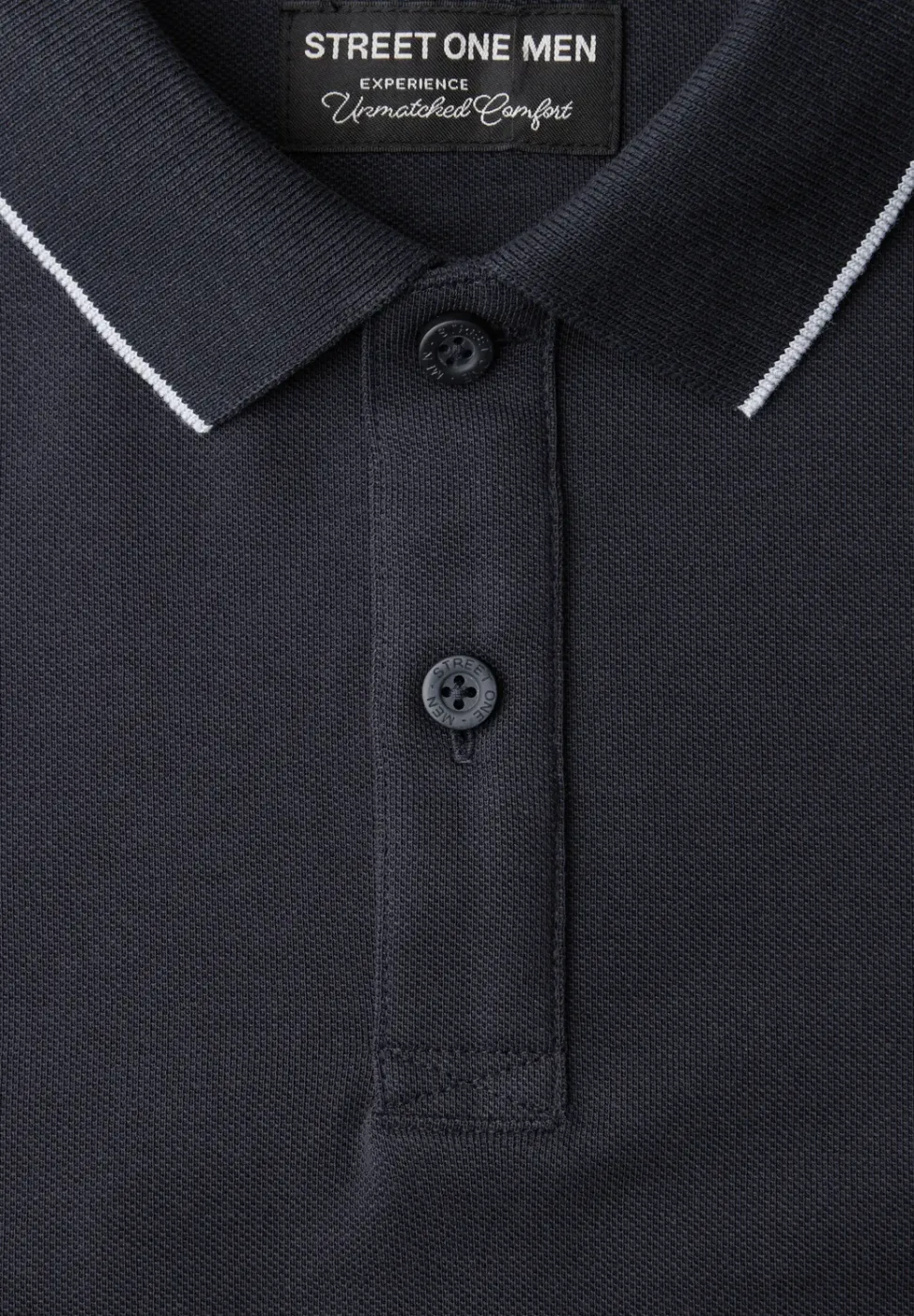Basic Piqué Poloshirt mit Kontrastdetail