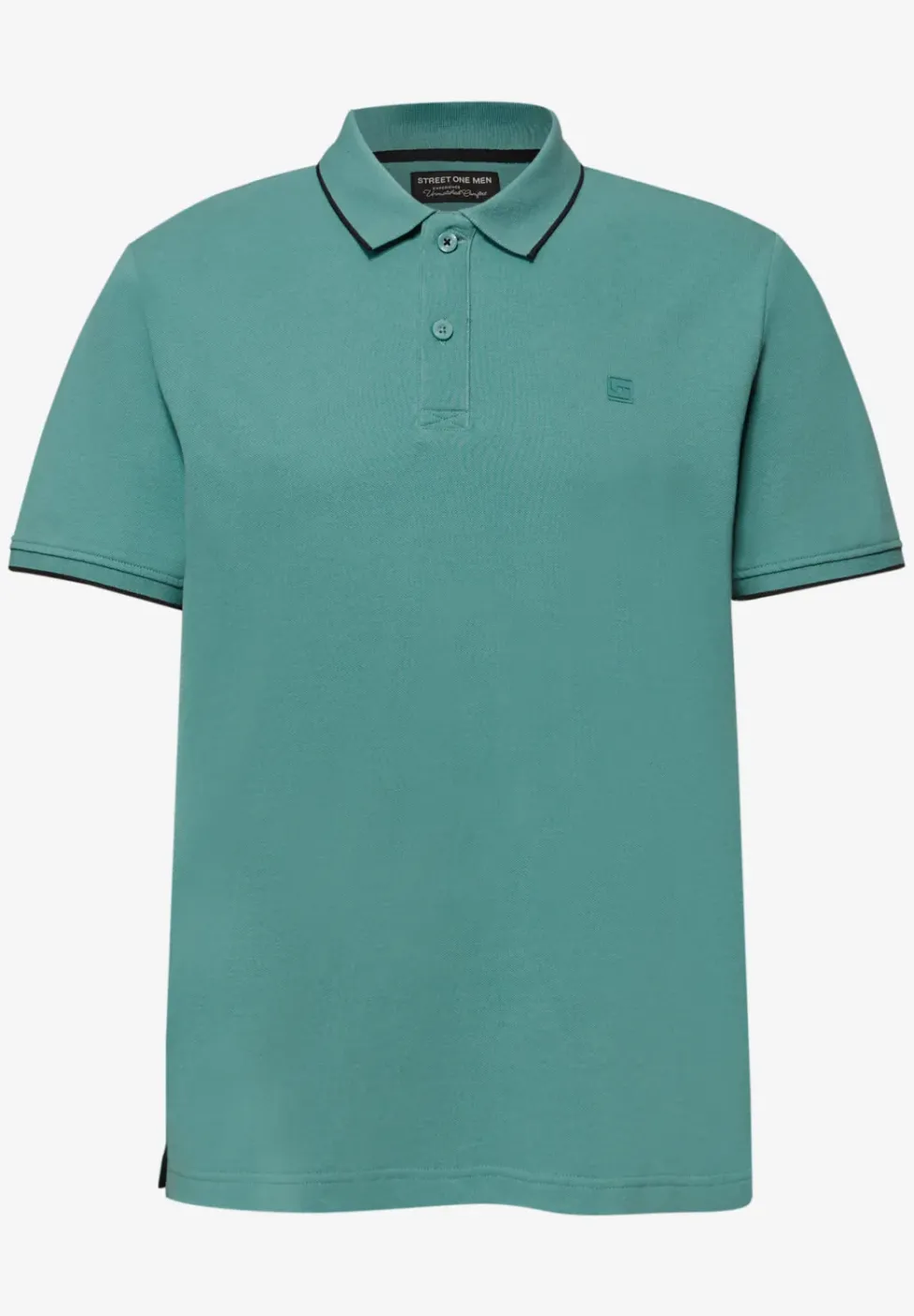 Basic Piqué Poloshirt mit Kontrastdetail