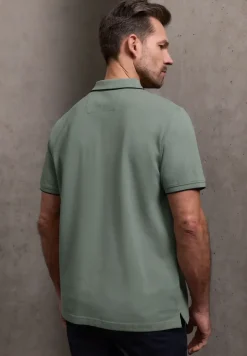 Basic Piqué Poloshirt mit Kontrastdetail