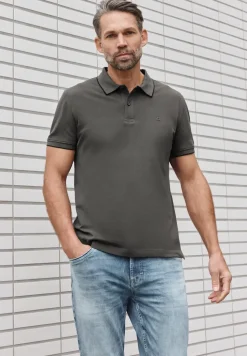 Basic Piqué Poloshirt mit Kontrastdetail