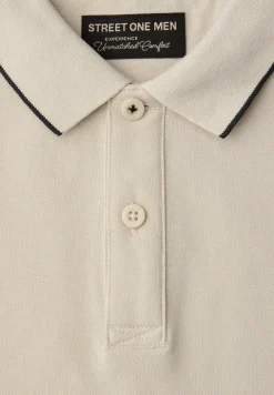 Basic Piqué Poloshirt mit Kontrastdetail