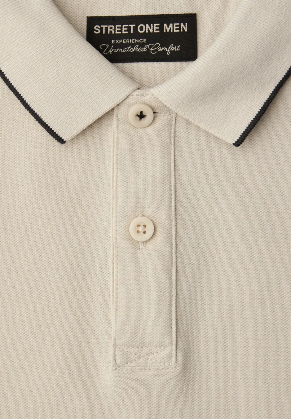 Basic Piqué Poloshirt mit Kontrastdetail