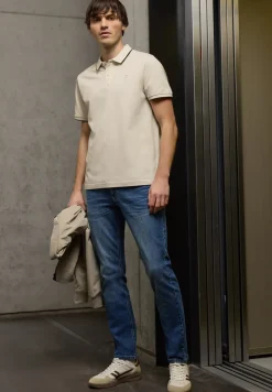 Basic Piqué Poloshirt mit Kontrastdetail