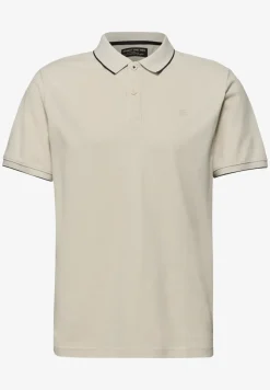 Basic Piqué Poloshirt mit Kontrastdetail
