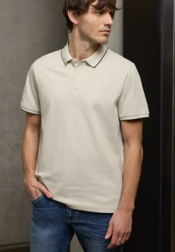 Basic Piqué Poloshirt mit Kontrastdetail