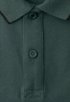 Basic Piqué Poloshirt mit Kontrastdetail