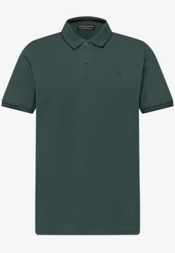 Basic Piqué Poloshirt mit Kontrastdetail