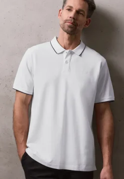 Basic Piqué Poloshirt mit Kontrastdetail
