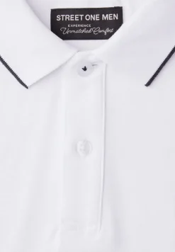 Basic Piqué Poloshirt mit Kontrastdetail