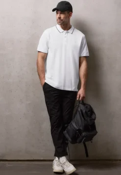 Basic Piqué Poloshirt mit Kontrastdetail