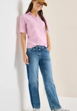 Basic Poloshirt mit Kurzarm