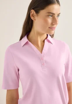 Basic Poloshirt mit Kurzarm