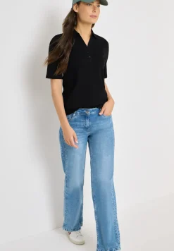 Basic Poloshirt mit Kurzarm