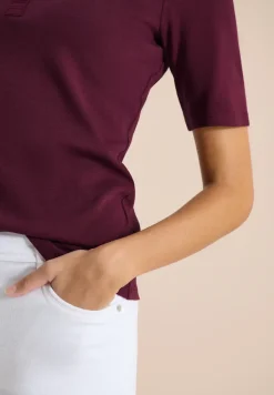 Basic Poloshirt mit Kurzarm