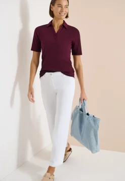 Basic Poloshirt mit Kurzarm