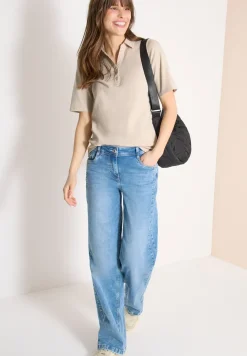 Basic Poloshirt mit Kurzarm