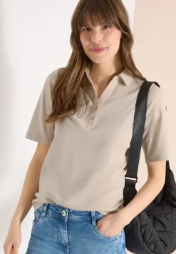 Basic Poloshirt mit Kurzarm