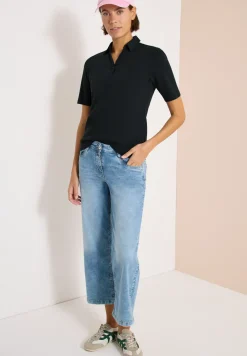 Basic Poloshirt mit Kurzarm