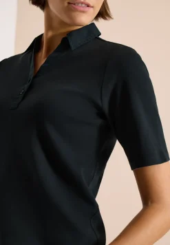 Basic Poloshirt mit Kurzarm