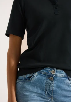 Basic Poloshirt mit Kurzarm