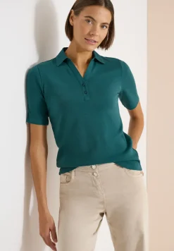 Basic Poloshirt mit Kurzarm