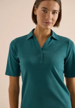 Basic Poloshirt mit Kurzarm