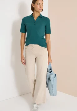 Basic Poloshirt mit Kurzarm
