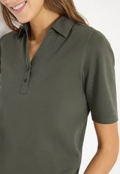 Basic Poloshirt mit Kurzarm