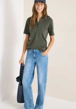Basic Poloshirt mit Kurzarm