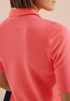 Basic Poloshirt mit Kurzarm