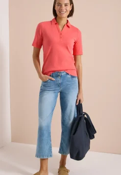 Basic Poloshirt mit Kurzarm