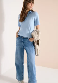 Basic Poloshirt mit Kurzarm