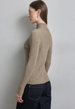 Basic Rollkragen-Pullover