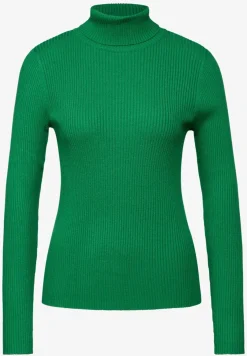 Basic Rollkragen-Pullover