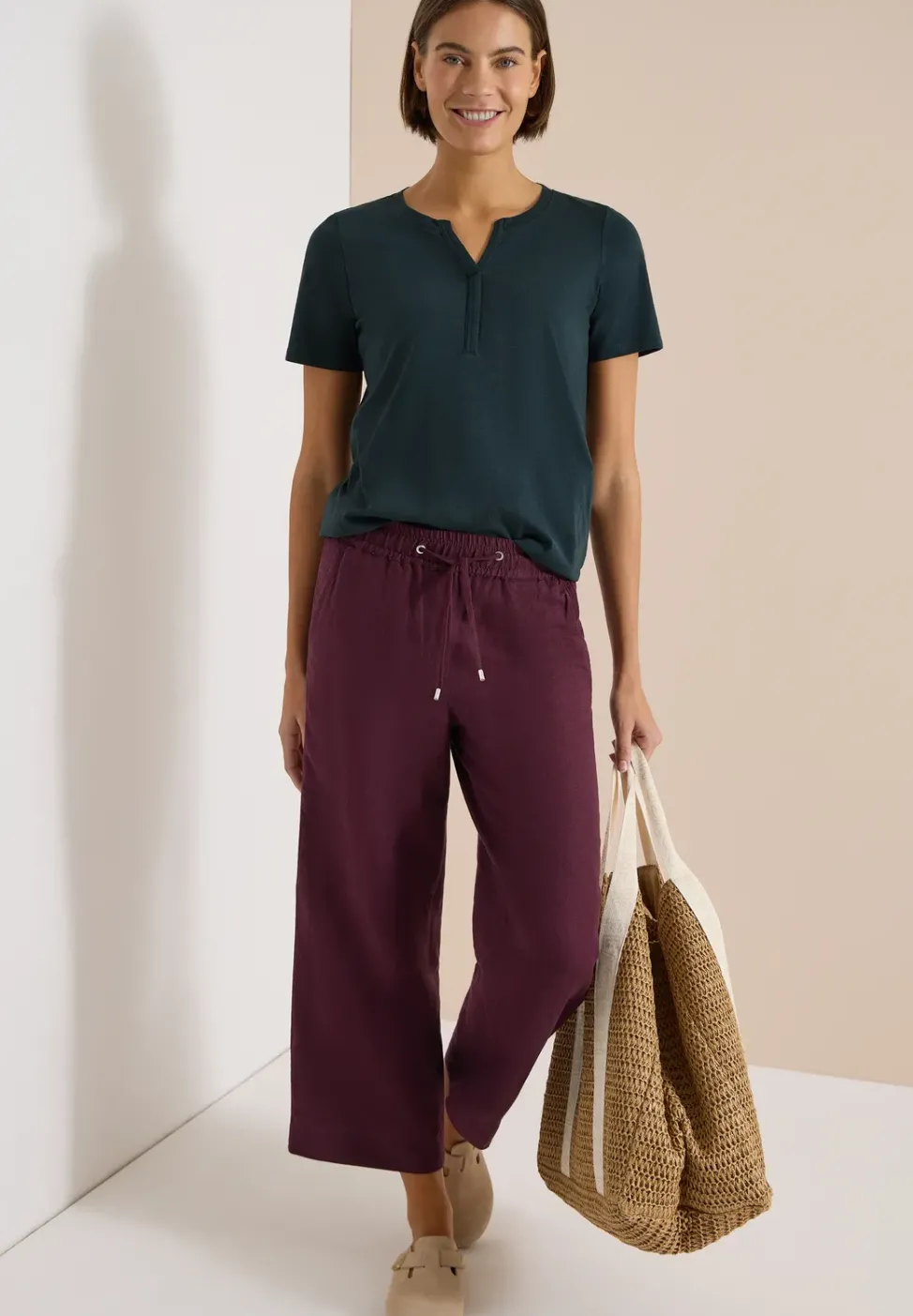 Basic Shirt im Tunika-Look